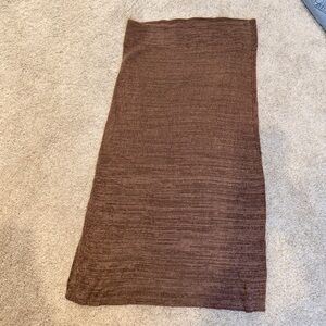 Free People Brown Knit Skirt